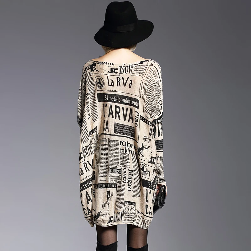 XIKOI 2018 New Oversize Sweater Woman Fashion Print Women Sweaters Slash Neck Pullovers Computer Knitted Spring Sweater Women XIKOI 2018 New Oversize Sweater Woman Fashion Print Women Sweaters Slash Neck Pullovers Computer Knitted Spring Sweater Women