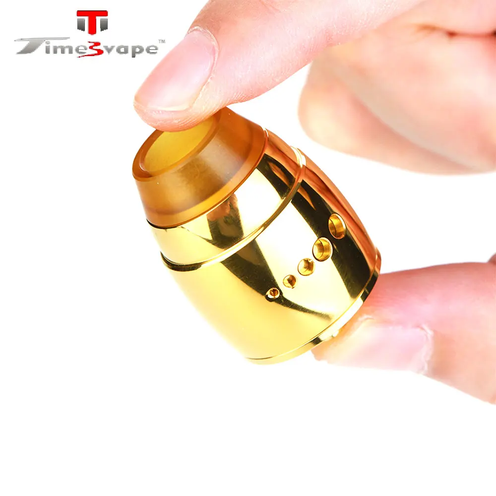 

Original Timesvape TV BF RDA 22mm Rebuildable Tank Single Coil RDA with BF Pin & Regular Pin Deep juice well vs Dead Rabbit RDA
