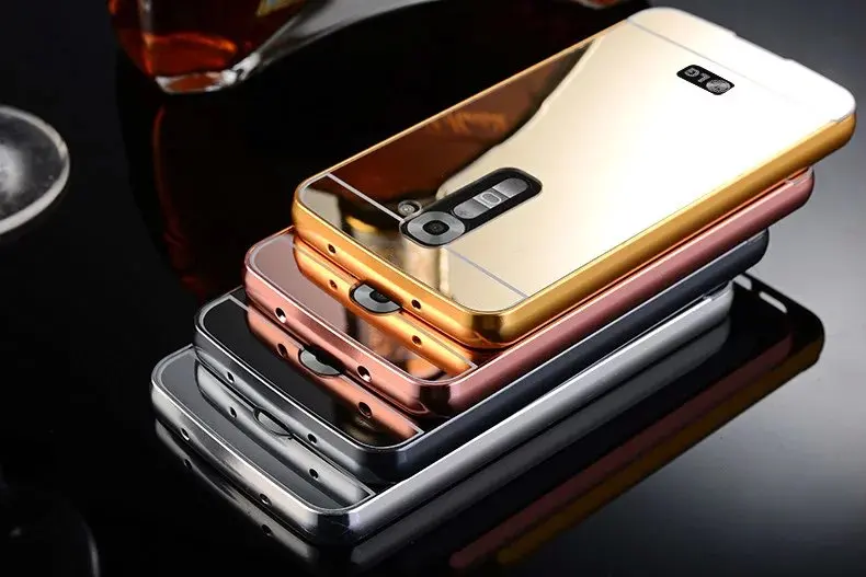 

Phone Case For LG K7 X210 X210DS MS330 Tribute 5 LS675 K7 Dual SIM Luxury Fashion Mirror Aluminum Plating Metal frame cover