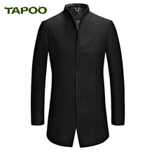 

TAPOO brand clothing 2017 winter men's jackets and parks independent men's windbreaker thick wool coat coat 728