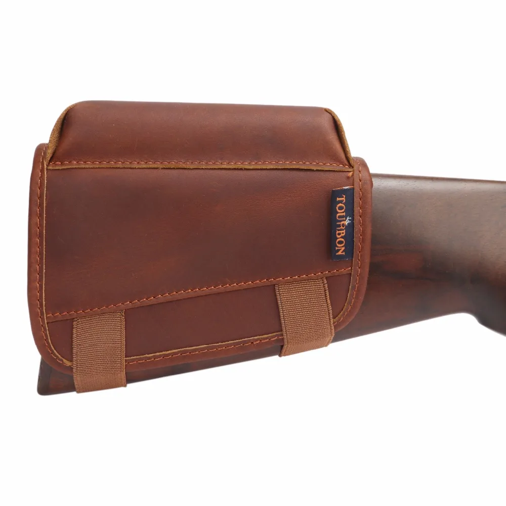 riser almofada couro genuíno buttstock tiro com