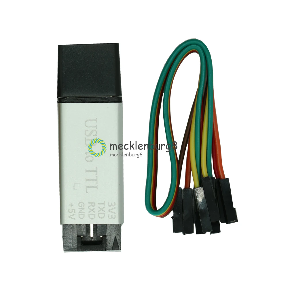 

Aluminum Shell CP2102 USB 2.0 to TTL UART Module 5Pin Serial Converter STC Replace FT232 Module Support 5V/3.3V