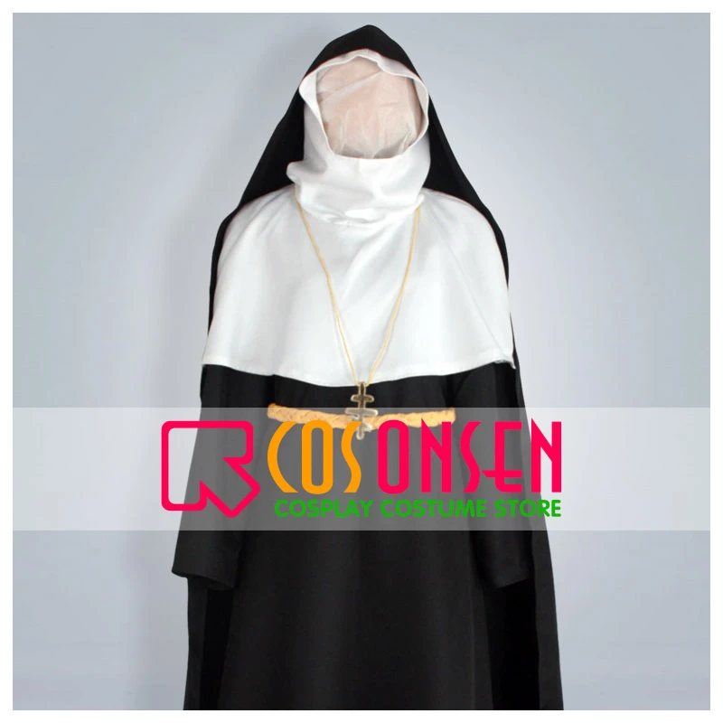 Cosplayonsen Arakawa Under The Bridge Sister Cosplay Costume Nun Robes All Size Custom Made Cosplay Costume Costumes Nuncustom Made Aliexpress