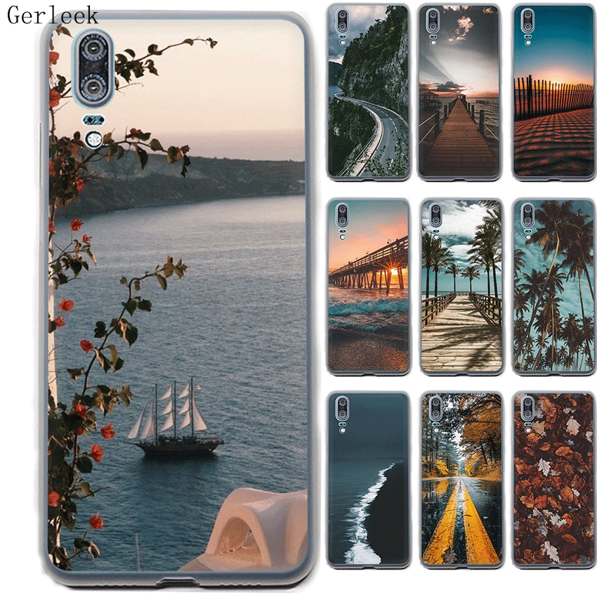 Desxz Case For P Smart P30 P8 P9 P20 P10 Pro Lite Plus MINI Hard Cover Beautiful Sunset | Мобильные телефоны и аксессуары