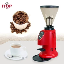 ITOP 110v 220v Commercial coffee grinder electric coffee bean grinder electric roasted grain beans grinding machine chinese herbal medicine home electric grinder small grinder grain superfine powdering machine grinding machine