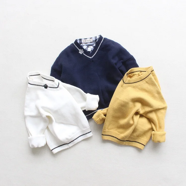 

Bobo choses sweater baby boy winter sweaters winter pullover boys knitted sweater solid cotton kids tops