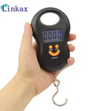 50 кг/10 г Портативный ЖК-дисплей багаж рыболовный крючок Электронный Вес цифровые весы карманные весы Висячие весы