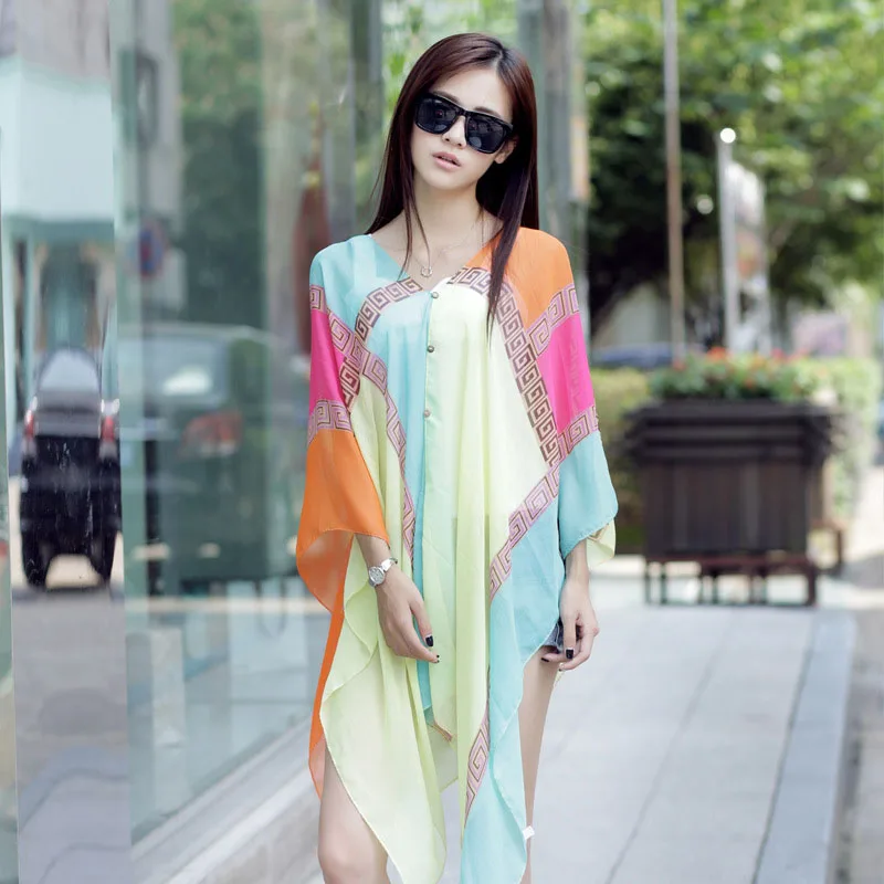 Sexy Shawl Scarf Wrap One Piece Maxi Dress Kinomo Pareo For Bikini Beach Cover Ups Durable Appeal Plus Size Swimsuits Covers up