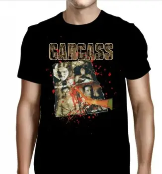 

Carcass Necroticism Shirt S M L XL Death Metal T Shirt Official Band Tshirt New Simple Short-Sleeved Cotton T-Shirt Top Tee