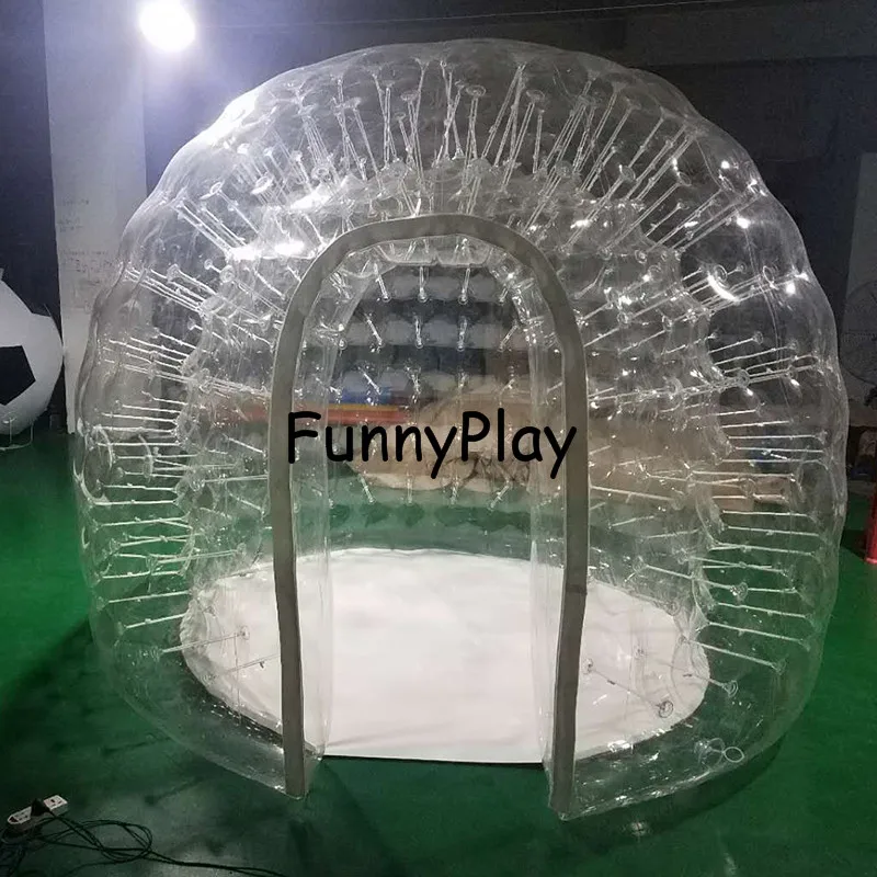 Transparent inflatable lawn bubble tent3