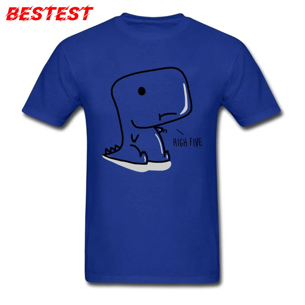 Party HIGH FIVE Classic Short Sleeve Summer Tops T Shirt Graphic Crewneck Cotton Fabric Tops & Tees Mens T Shirt HIGH FIVE blue
