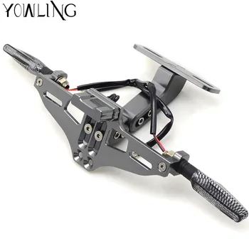 

Motorcycle license plate frame equipped steering lamp license plate For Suzuki LTZ 400 450 DR250S DRZ400S gsxr 600 750 2006-2017