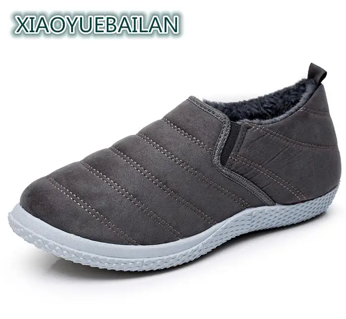 De gris Slip En Noir Occasionnels Chaud Hiver bleu Cachemire jaune Bottes Épaissie Vieux Mode Hommes Mâle Chaussures Et RjL54A