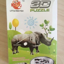 3D головоломки животных дизайн, случайный дизайн смешанный