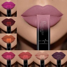 PUDAIER 21 Цвета Красота макияж Матовая жидкая помада Водонепроницаемый блеск для губ красная помада легко носить длительное губы косметика
