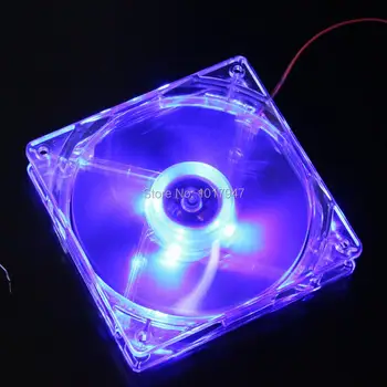

10 Pieces LOT Gdstime Blue LED PC Computer Case DC 12V Brushless Cooler Cooling Fan 80mm 80x80x25mm 8025S