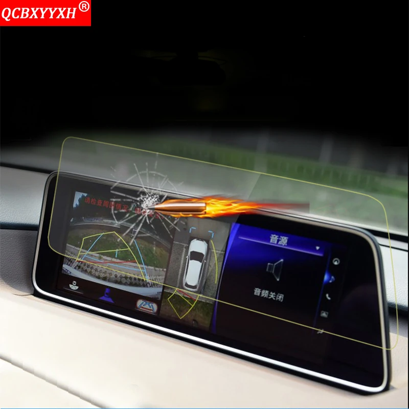 QCBXYYXH автомобильный Стайлинг навигационный экран стекло защитная пленка управление ЖК-экраном автомобильные наклейки для Lexus RX 200 t RX 350 RX 450 H