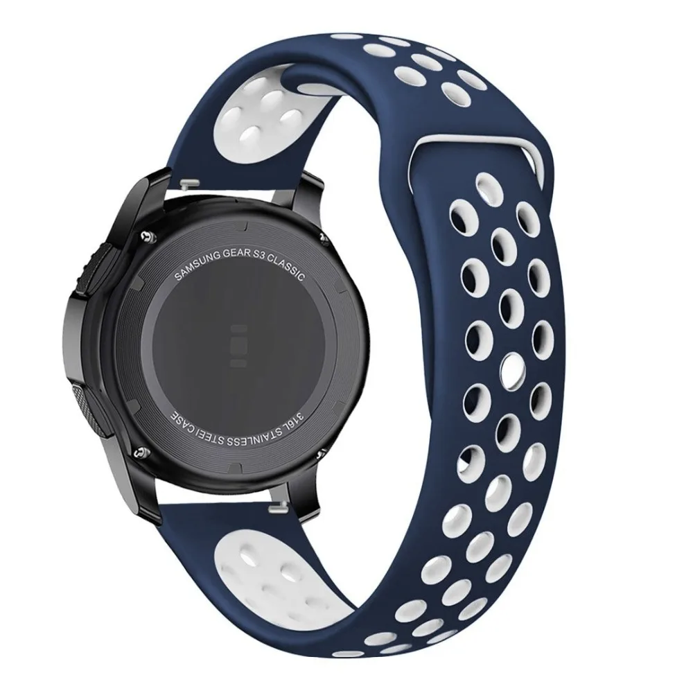 Ремешок силиконовый ремешок для xiaomi huami Amazfit GTR 47 мм 42 мм GTS Bip Youth Watch Band 20 22 мм для samsung gear sport S3 S2 ремень