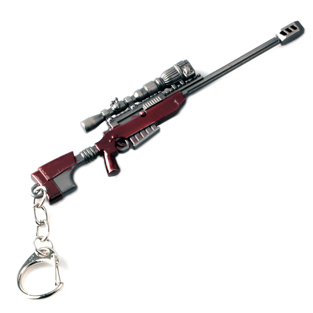 Terbaik Gun Model Mainan Gantungan Kunci Pubg CSGO Senjata Militer