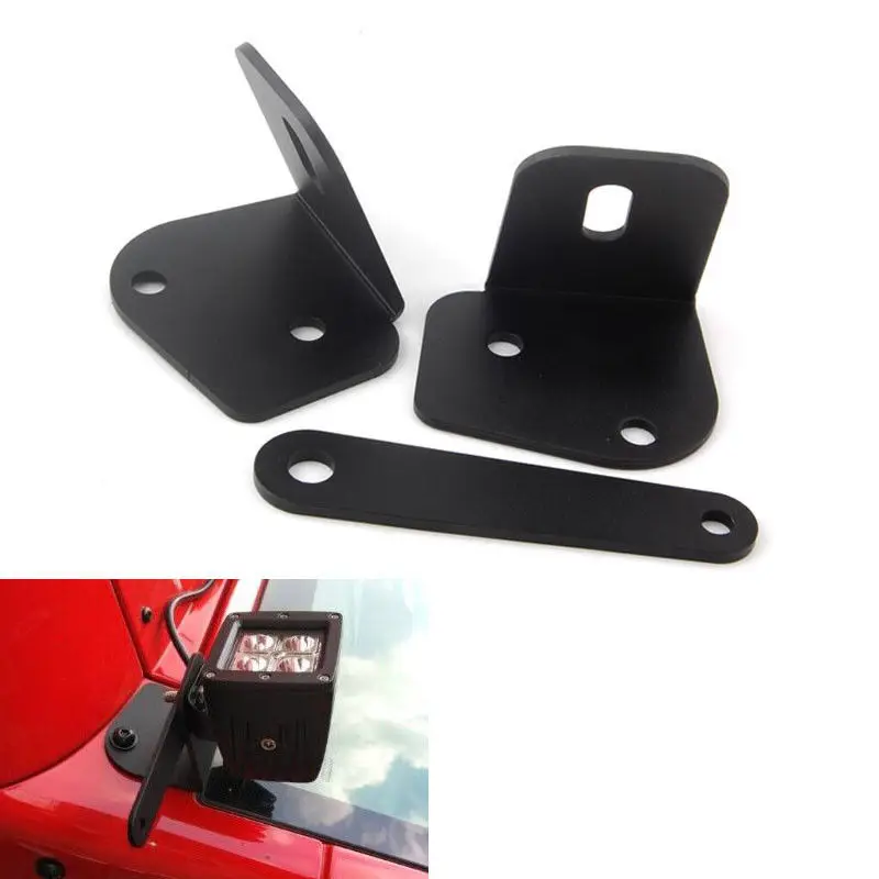 3pcs Exterior Light LED Bar Mounting Windshield A Pillar 3pcs Exterior Light LED Bar Mounting Windshield A Pillar