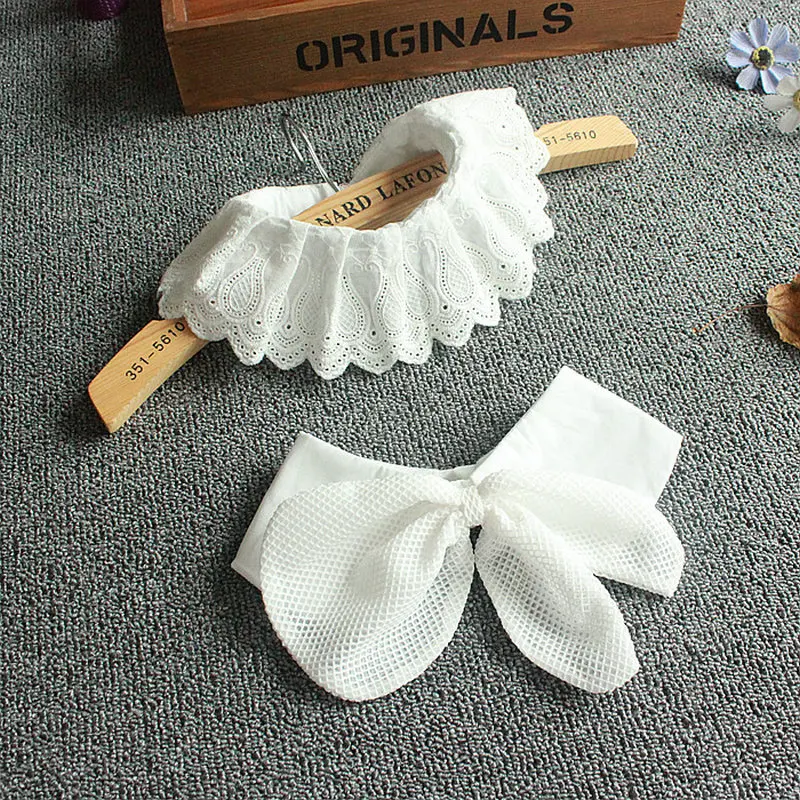

[La MaxPa] New Detachable white collar Women apparel accessories Fake Collar Detachable White Corbata kraagje nep dames