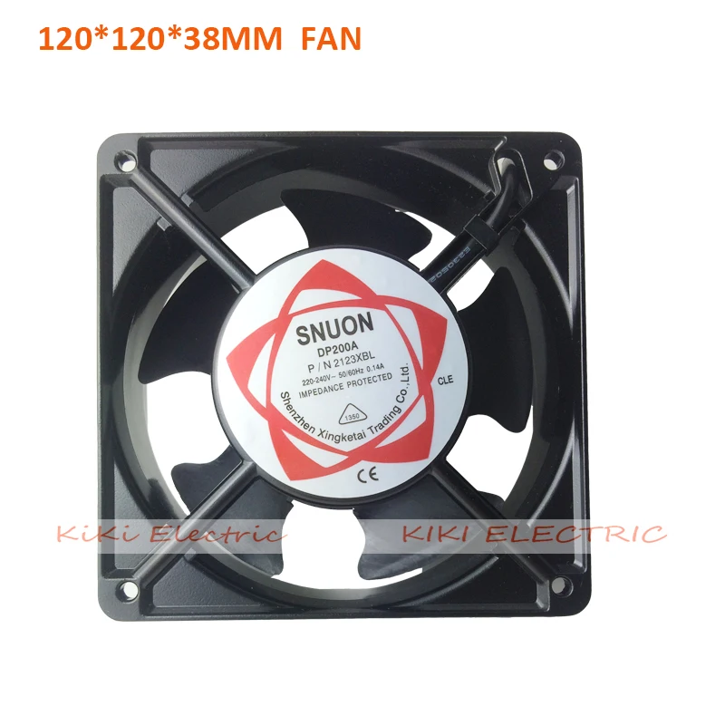 

Electronic 2015 Aluminum Axial Fan 120 series Cooling Fan for Small Warehouse or Cabinet XF1232ASH 12038 Airflow Fan