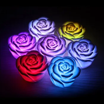 

Newest LED Night Lamp Romantic Rose Flower Night Light Color Changed Lamp LED Night Lights Interior Design