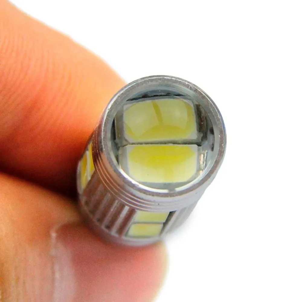 100 шт. T10 Canbus 10SMD 5630 5730 без ошибок авто светодиодный лампа W5W интерьер can-шины свет