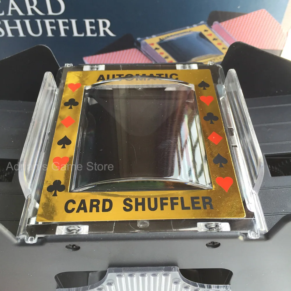4 колоды Шаффл машина для тасовки карт материал Poker Card Shuffler автоматическое повороты машина карт шарканье- Машинка для перемешивания карт/Для домашнего использования