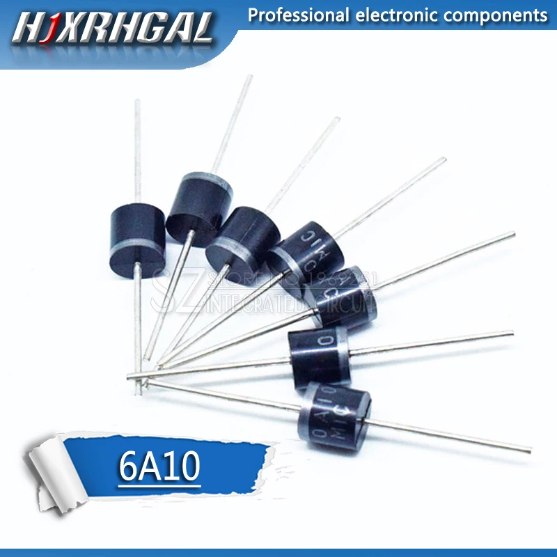 

20pcs Rectifier Diode 6A 1000V R-6 6A10 hjxrhgal