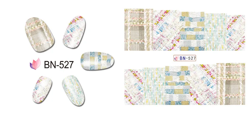 12 шт красивый свитер тканевый слайдер для ногтей переводные наклейки для ногтей цветные этикетки BN517-528