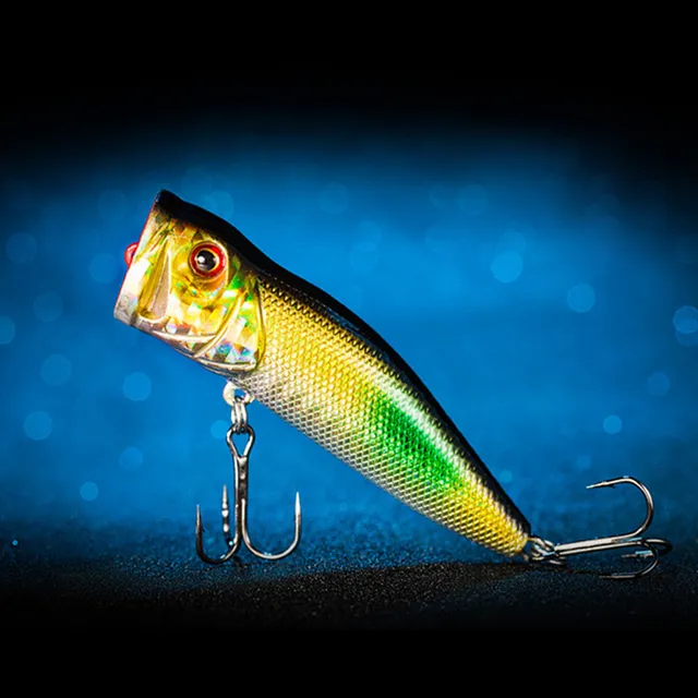 QXO Popper Jig Lure Silicone Bait Whopper Plopper Wobbler Sea Fishing