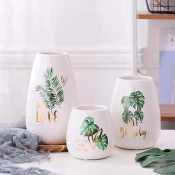 

Ins home decor creative Monstera tabletop tropical vase for house decorative ornaments and wedding gift
