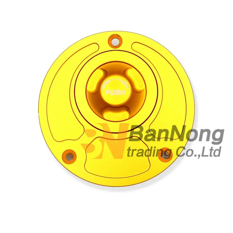 Motorcycle New CNC Aluminum Fuel Gas Caps Tank Cap tanks Cover With Rapid Locking For Kawasaki