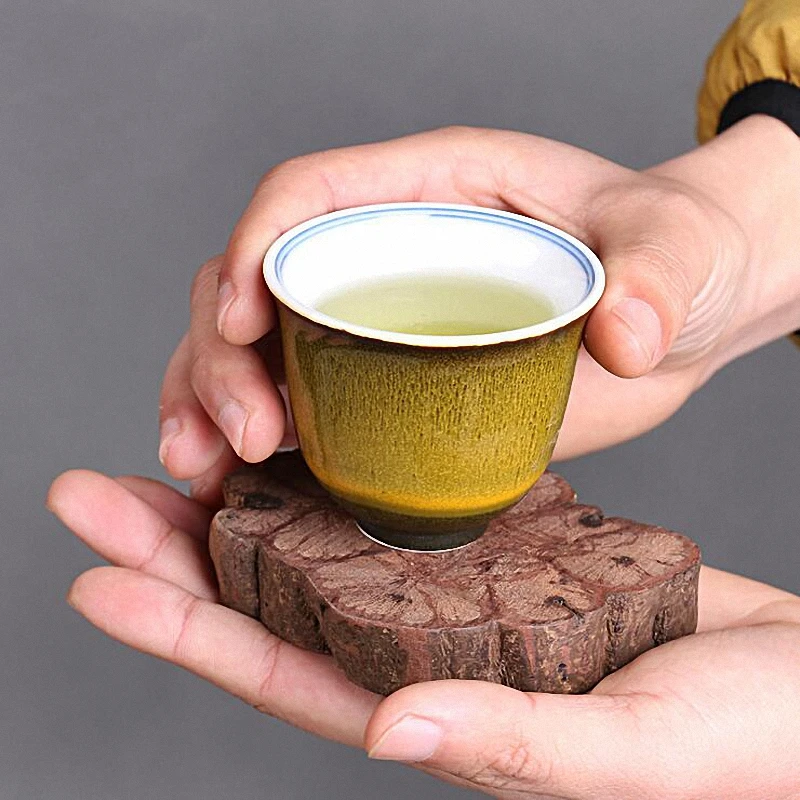 Пинни китайский керамический чайный набор чашка и блюдце кунг-фу фарфоровые чайные чашки чаша винтажная дорожная чайная чашка портативный чайный набор