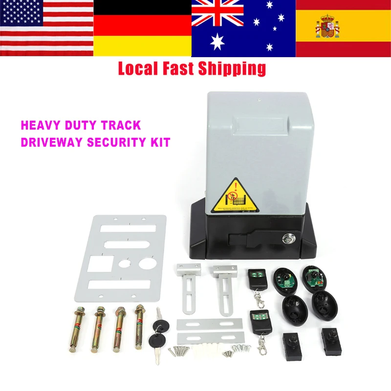 

2000KG Sliding Electric Gate Opener Automatic Motor Gate Operator Heavy Duty Driveway Security Kit (Set 1) Hot Sale