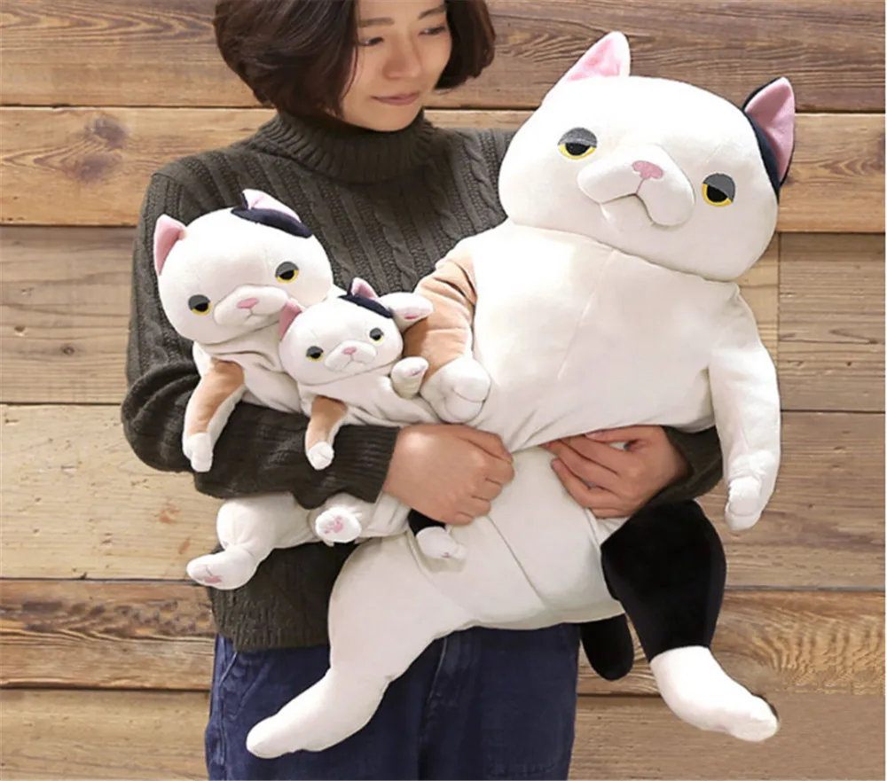 new pop anime cat plush toys big stuffed ugly animals cats doll7