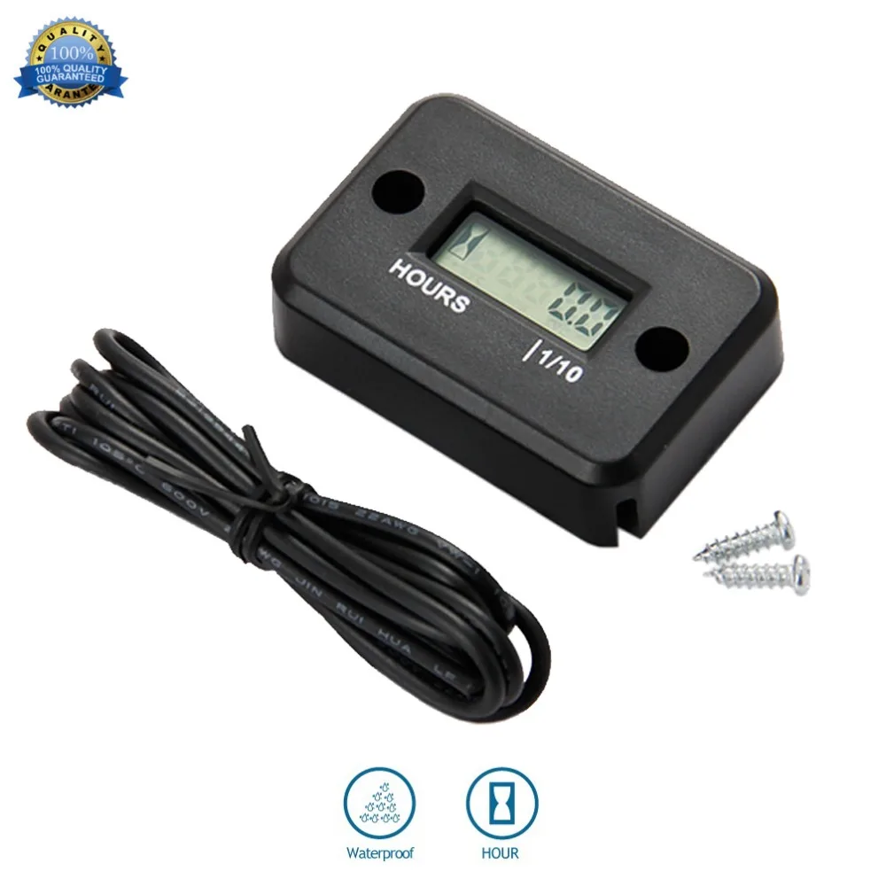 

Waterproof Digital Hour Meter for Dirt Quad Bike ATV Motorcycle Snowmobile motocross pit bike lawn mower tractor truck trucklift