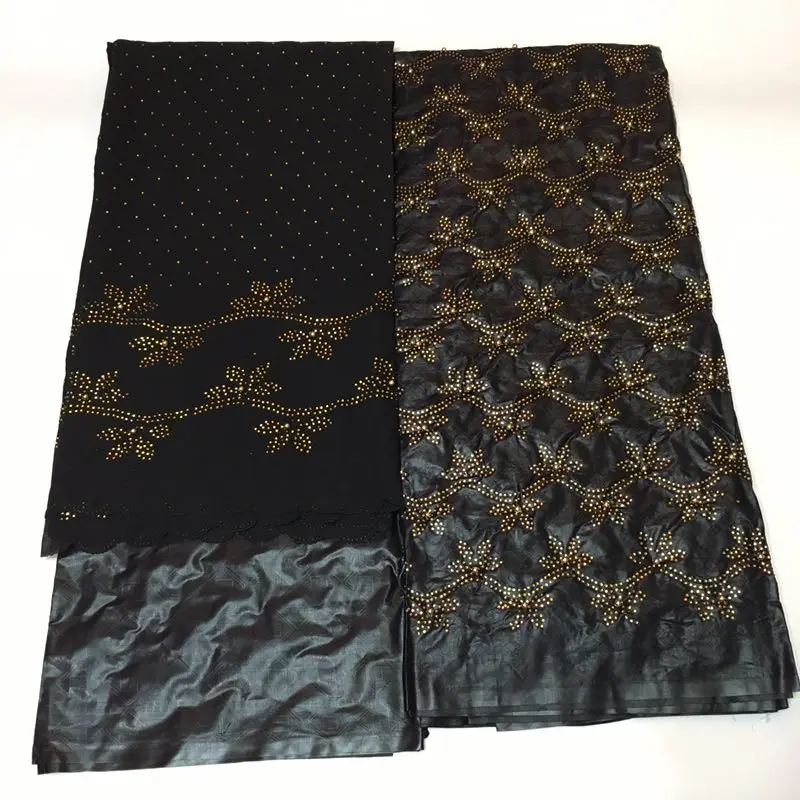 

top quality bazin riche getzner african fabric with rhinestones&beads 7 yds jacquard brocade basin beaded fabric for party dress