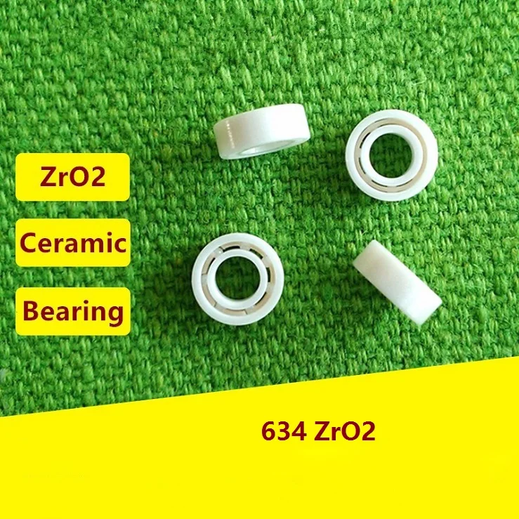 

4pcs/10pcs 634 ZrO2 full Ceramic bearing 4x16x5mm Miniature mini Zirconia Ceramic deep groove ball bearings 4*16*5mm