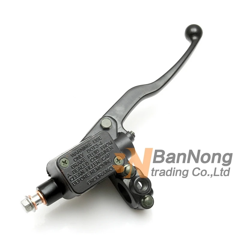 Free shipping black Motorcycle Front Brake pump Master Cylinder Levers