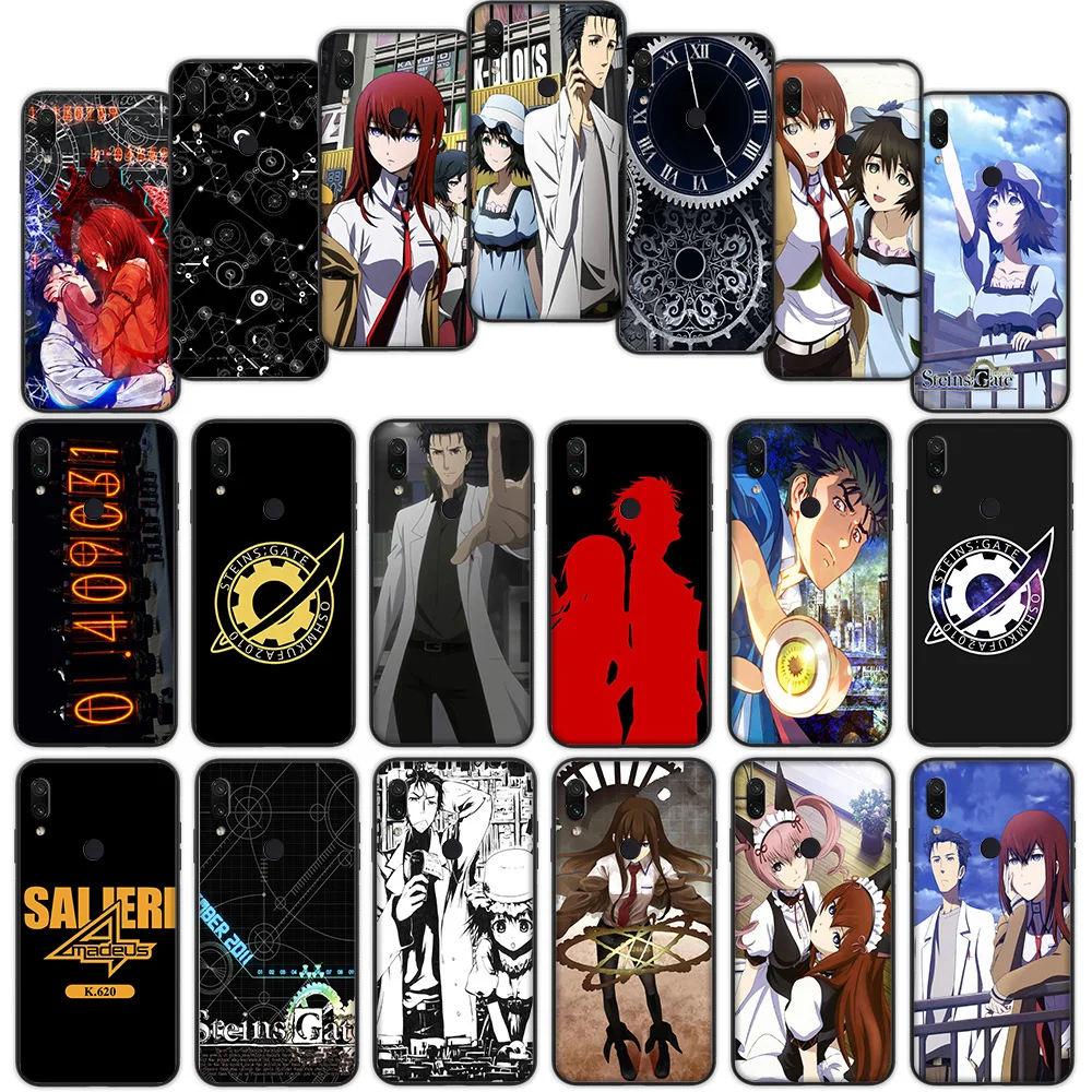 

Steins Gate Soft Cover Case for Xiaomi Redmi Note 7 4 4X 6 Pro 5 Plus 5A 6A Go S2