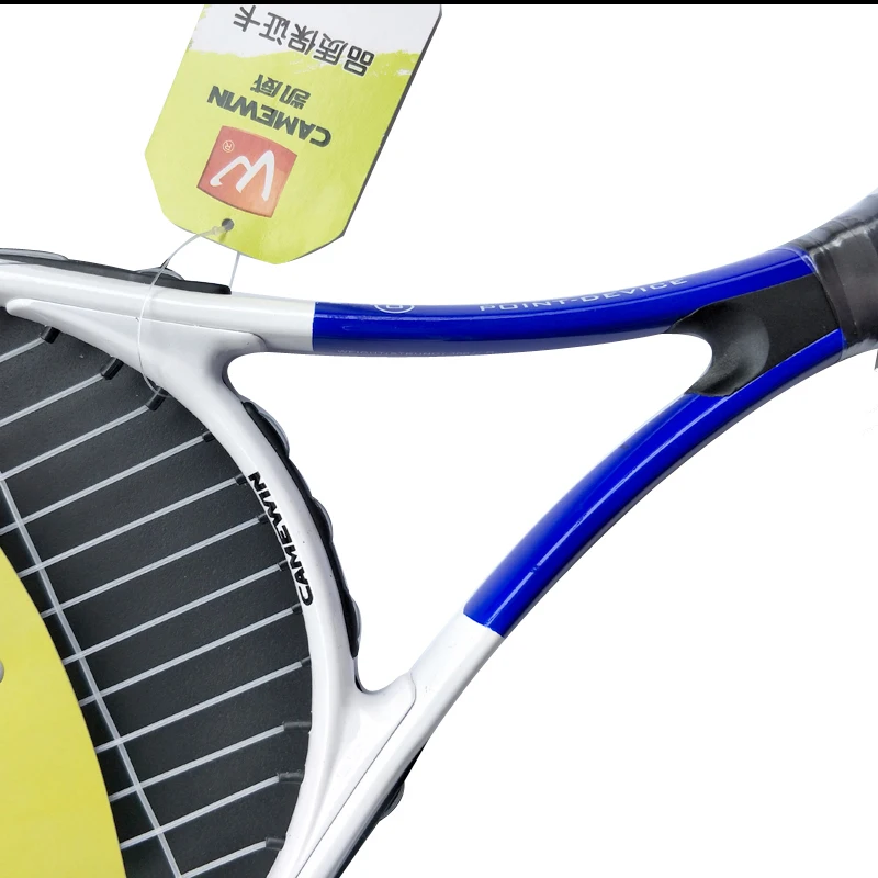 1 шт. Высококачественная теннисная ракетка из алюминиевого сплава CAMEWIN бренд 75 см Теннисная ракетка с сумкой для мужчин и женщин(черный синий