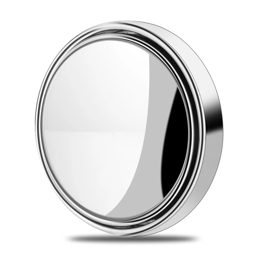 

Accessories Small Car Rearview Lens Round Blind Spot Mirror 360 Degree Rotation Wide Angle Adjustable Universal With Adhesive
