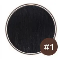 Doreen, 160 г, 200 г, бразильские Прямые Человеческие волосы Remy для наращивания на заколках#1# 1B#2#4#8, набор на всю голову, 10 шт., 16-22 - Цвет: #1