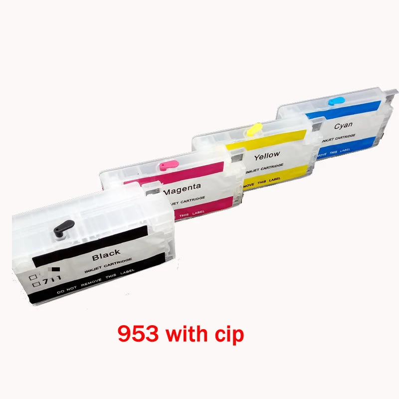 Пустой перезаправляемый картридж einkshop для hp 953XL 953 XL с чипом HP Officejet Pro 7720 7730 8730 8740