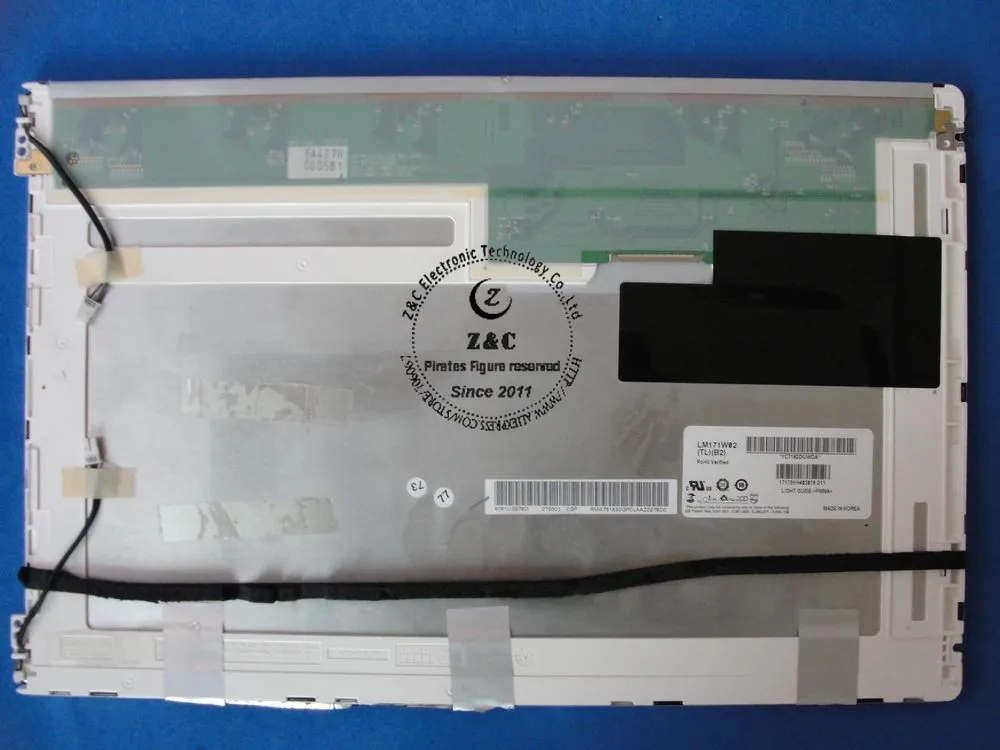 Оригинальная 17-дюймовая панель ЖК-дисплея LM170W02(TL)(B2) для промышленного