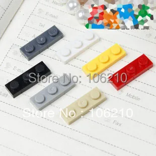 

rebrickable 3623 Plate 1x3 compatible accessory bricklink DIY building block Assembles Particles brickset