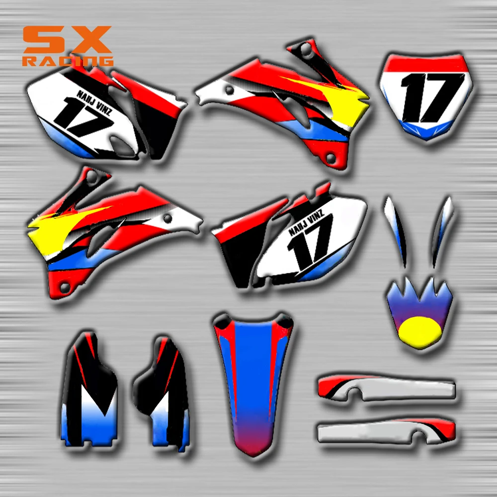 

Motorcycle Decals Customize Pattern Custom Made Stickers Set For YAMAHA YZ250F YZ250F YZF250 450 2006-2009 YZ YZF WR TTR