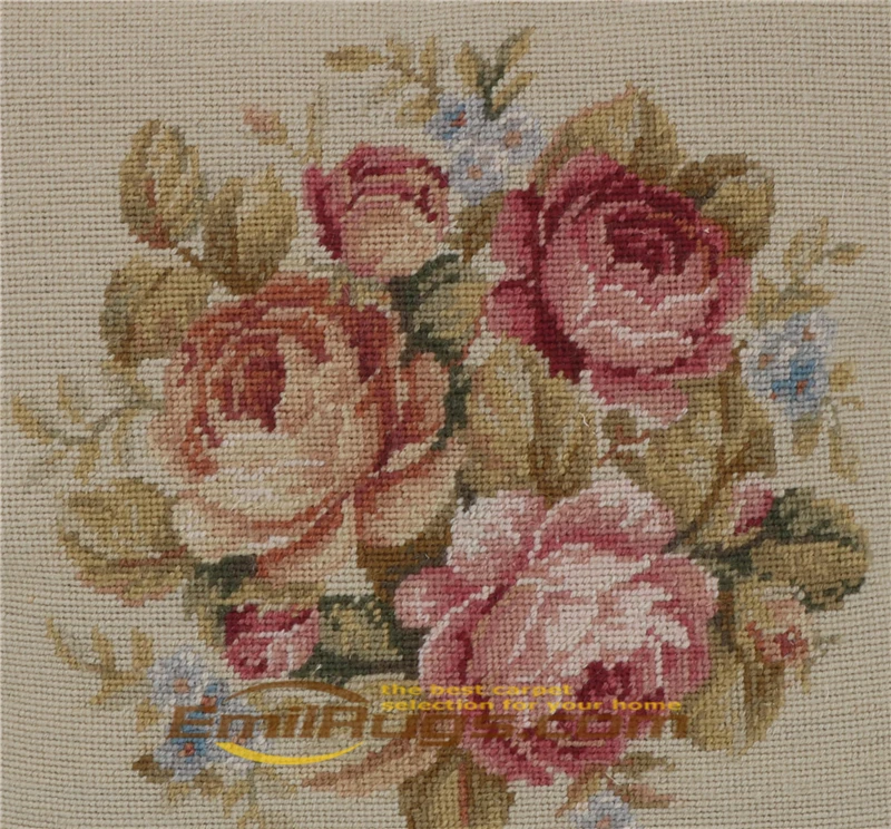 Французские подушки ручной работы в викторианском стиле с украшением в виде роз, выполненные вручную, для дивана, стула, спальни